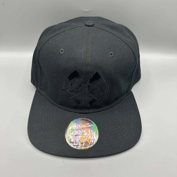 Air Jordan 23 Hat Men Black Embroidered Jumpman Nike Snap Back Cap